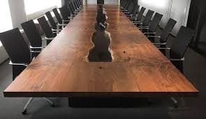 River Boardroom Table Live Edge Conference Table Wood Office Furniture Outdoor Wood Furniture
