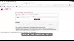 After logging in, press on the option for update personal details. How To Reset Internet Banking Password In Axis Bank Youtube