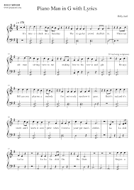 Words and music by billy joel. Billy Joel Piano Man Sheet Music Pdf Free Score Download