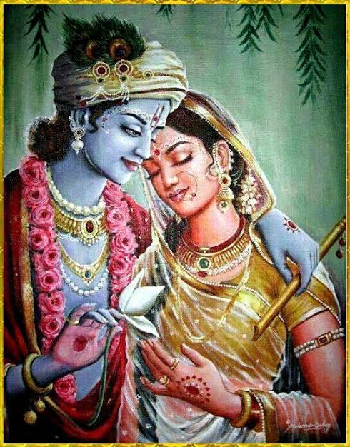 Image result for kRISHNA SMILING AT rADHA"