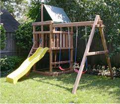 Endeavor Diy Wood Fort Swingset Plans Swing Set Diy Swing Set Plans Diy Swing