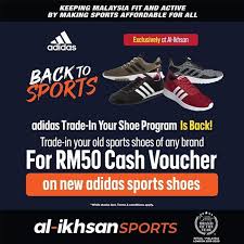 What is this message about? July 24 31 Adidas Trade In Shoe Program Angsana Johor Bahru Mall Uda Malls Pertama Complex Angsana Ipoh Angsana Johor Bahru Angsana Seremban Utc Kl Cahaya Suria