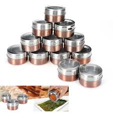 1 pen,80 black labels and 1 fold able wide funnel. Buy 12pcs Magnetic Clear Lid Spice Jar Set Spice Tins Spice Storage Container Pepper Seasoning Sprays Tools Stainless Steel At Affordable Prices Free Shipping Real Reviews With Photos Joom
