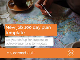 When opening forms, views, dialogs and reports. New Job 100 Day Plan Template Make A Great First Impression
