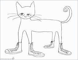 This coloring page is from the chapter 'pete the cat and his magic sunglasses'. Pete The Cat I Love My White Shoes Coloring Sheet Catwalls