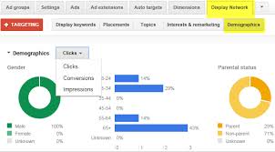 Google Adwords Graphs For Demographic Reporting Graphs