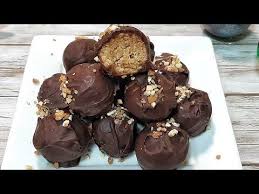 Boules Au Chocolat Facile كعابر الشكلاطة بمكونين فقط Youtube Food Chocolate Cookie Chocolate