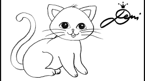 Die 20 besten bilder zum nachmalen. Katze Schnell Zeichnen Lernen How To Draw A Cat For Children Kak Se Risuva Kote Tiere Malen Youtube