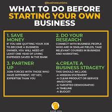 What To Do Before Starting Your Own Business In 2020 Investing Business Money Business Ideas Entrepreneur