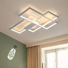 Target™ cost lighting fixtures free delivery on all orders $35+. Zmh Led Deckenleuchte Led Deckenleuchte Dimmbar Modern Deckenlampe Wohnzimmerlampe 65w Geometrisch Wandlampe Multifunktional Deckenbeleuchtung Fur Wohnzimmer Schlafzimmer Buro Flur Und Balkon 65x47x7 5cm Online Kaufen Otto