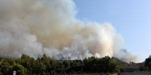 Αρχικά εκδηλώθηκε φωτιά στην περιοχή του καλεντζίου ύστερα, δεύτερη φωτιά εκδηλώθηκε, αυτή τη φορά λίγα χιλιόμετρα έξω από το κέντρο της πόλης, στην περιοχή της ελικίστρας και του σουλίου. R1fslnng6pezdm
