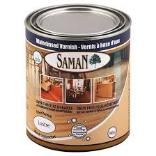 Easier to handle than the urethane contained in solvent because it doesn't become a solid mass in the container. Saman Water Based Interior Finish 946 Ml Matte Clear 160 005 1l Rona