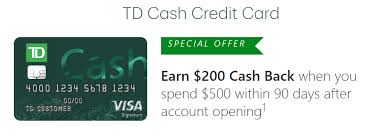 Log in to find out about your credit with your free vantagescore ® 1. Td Cash Rewards Credit Card 200 Signup Bonus And 3 On Dining