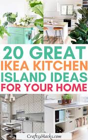 Did you use ikea's assembly kit and support brackets for kitchen we used that same trim from hd to trim out our diy stairway newel posts which actually look pretty. 20 Creative Ikea Kitchen Island Ideas Craftsy Hacks