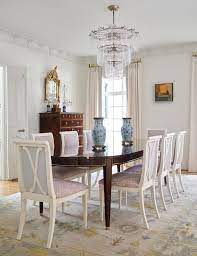 Ideas de comedor diseño de la sala de comedor decoración de comedor muebles sala decoración del hogar decoración hogar imagenes de comedores mesa sala de estar decoracion de. Oval Dining Table With Pastel Color Rug Transitional Dining Room