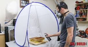 Build your own spray booth. How To Make A Diy Spray Booth Turntable Fixthisbuildthat