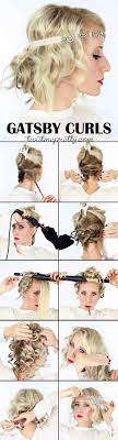 The Great Gatsby Inspired Hairstyle Tutorial Alldaychic Gatsby Hair Vintage Wedding Hair Vintage Hairstyles