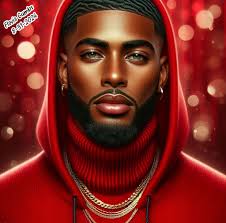 🎣 Fishing with Dad🎣 8K airbrush oil painting of an African American young  man in his 20's with neat locs, wearing a white Nike tshirt, blue jeans  short, blue and white Nike