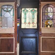 Windy City Rehab On Instagram Season 2 Is Coming Found These 3 Beautiful Stained Glass Windows And Had Stained Glass Door Custom Door Stained Glass Windows