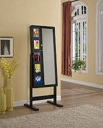 Cottrell jewelry armoire with mirror. Artiva Usa Free Standing Cheval Mirror And Jewelry Armoire Double Door Display Stand With Photo Frame And Key Lock 62 5 Royal Black Buy Online In Bahamas At Bahamas Desertcart Com Productid 18741597