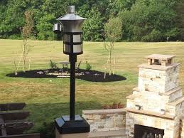 Usa made tiki torch custom deck railing mounts for 1 diameter pole mounted torches. Fence Deck Metal Tiki Torch Tru Post Deck Fence Accessories Tiki Torches Backyard Landscapes Fence Tiki Torch