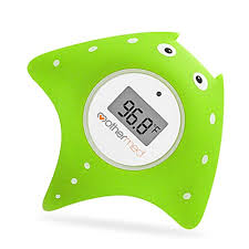 The 4moms clean water infant tub is designed to allow clean water to flow in, while dirty water flows out. Mothermed Baby Bath Thermometer And Floating Bath Toy Bathtub Safety Temperature Thermometer Green Fish Only For Fahrenheit Baby Amazon Com