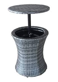Anhand vieler positiver kundenbewertungen und vieler käufer, können wir hier für dich die besten produkte auflisten und. Garten Partytisch Stehtisch Mumbai Kunststoffgeflecht Dunkelgrau