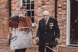 Your children have already done us proud by making rainbow pictures for the. Captain Tom Moore In Awe After He Receives 140 000 Birthday Cards On 100th Birthday London Evening Standard Evening Standard
