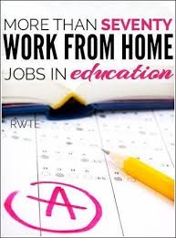 More Than 70 Work At Home Jobs In The Education Field Great Ideas If You Re Looking To Do Teaching Tutori Jobs For Teachers Work From Home Jobs Teaching Jobs