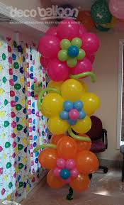 Http Mydecoballoon Com Images 469 Flowers Balloon Column Jpg Globos Decoracion De Fiesta Decoracion Con Globos
