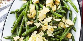 Green Beans And Crushed Salt And Vinegar Chips Recipe Green Beans Green Bean Casserole Green Bean Recipes