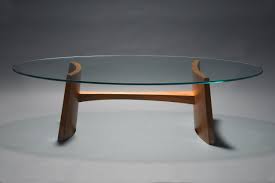 Marvelous oval glass and wood coffee table low inside famous oblong. Clearwater Coffee Table Hardwood Glass Coffee Table Seth Rolland