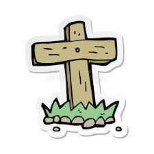 Check spelling or type a new query. Sticker Of A Cartoon Wooden Cross Grave Stock Vector Illustration Of Silly Drawing 149267552