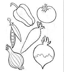 After that, we got the black and white fruits and vegetables in the free printable coloring pages and the each picked 6 cards and found their color counterparts. Different Types Of Vegetables Coloring Page Vegetable Coloring Pages Fruits And Vegetables Pictures Coloring Fruits