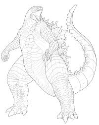 Japan version of godzilla resurrection !!! Godzilla Vs Kong Coloring Pages Coloring Home