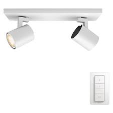 Alles fürs heimwerken günstig und bequem online kaufen! Philips Hue Led Deckenstrahler Runner 2 X 5 5 W Weiss L X B X H 30 5 X 8 9 X 10 9 Cm Bauhaus