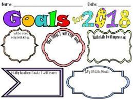 Happy New School Year Goals For 2018 Great Goal Setting Activity For Students Student Activities Goal Setting Activities New School Year