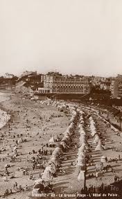 Biarritz La Grande Plage L Hotel Du Palais Biarritz Vintage Beach Photos Paris Apartments