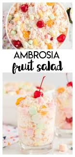 Ambrosia Fruit Salad A Simple And Delicious Fruit Salad That Is Combined With S Ideas I Will Organize Ambrosia Fruit Salad Delicious Fruit Fruit Dishes