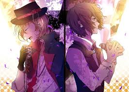 Dazai is a young man with mildly wavy, short, dark brown hair and narrow dark brown eyes. Hd Wallpaper Anime Bungou Stray Dogs Chuuya Nakahara Osamu Dazai Wallpaper Flare