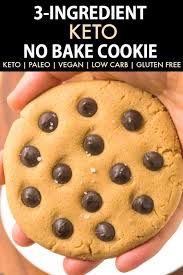 3 Ingredient Low Carb Keto Peanut Butter Cookies Paleo Vegan Recette Recettes Cetogenes Ceto Recette
