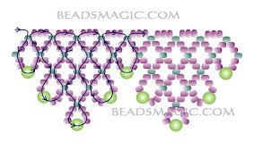 Free printable patterns to cut out and use for crafts, scrapbooking, creating stencils, and more. Free Pattern For Beaded Necklace Clark Beads Magic