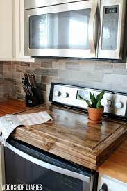 Make A Diy Wooden Stove Top Cover And Add More Counter Space To Your Kitchen Kitchen Decor Wooden Stove Top Covers Home Decor Kitchen