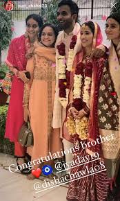 Yuzvendra chahal and dhanashree verma, got hitched in an intimate wedding affair! Jayant Yadav Wedding Ceremony Images Yuzvendra Chahal Congratulates Jayant Yadav After The Indian All Rounder Married His Girlfriend Disha Chawla