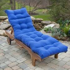A chaise lounge is the one thing that instantly makes every outdoor space better. Royal Blue Chaise Lounge Cushions Greendale Home Fashions 20 Outdoor Chair Cush Outdoor Chaise Lounge Cushions Chaise Lounge Cushions Outdoor Chaise Lounge