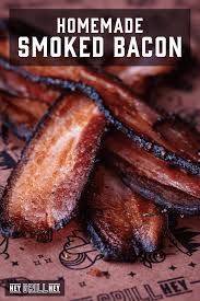 It comes out wonderfully crispy and evenly cooked. Homemade Smoked Bacon Hey Grill Hey