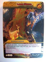Maybe you would like to learn more about one of these? Dinosaur King Trading Card Silver Shiny Super Move Card Lava Storm On Popscreen