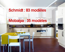 Cuisines Schmidt Contre Mobalpa Modeles