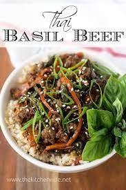 Thai Basil Beef Recipe Recipe Thai Basil Beef Beef Recipes Thai Basil Beef Recipe