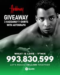 Hello my friends, we're approaching a major milestone — "What is Love" is  about to hit 1 BILLION plays, and I couldn't be more grateful for all the  love you've shown over